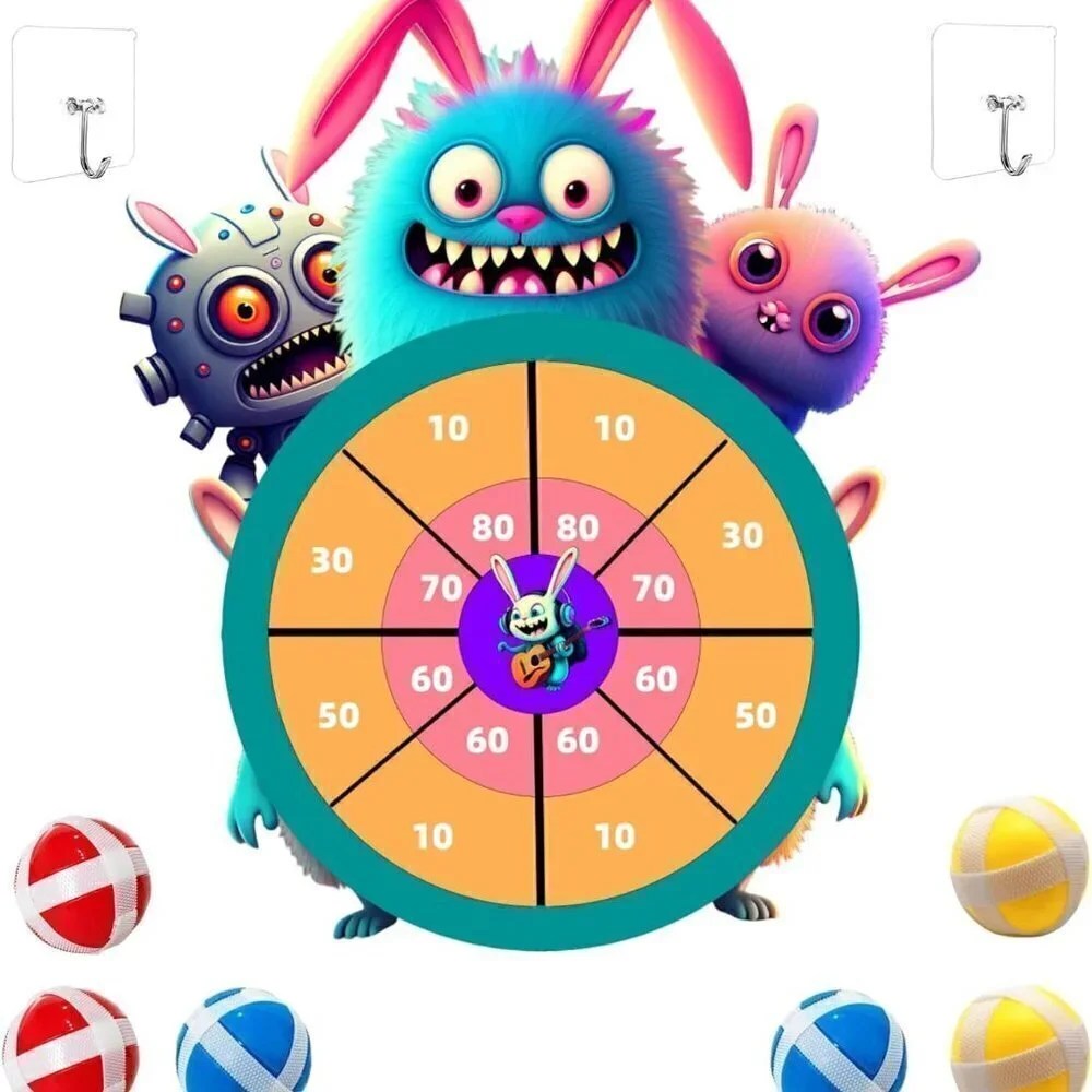 Velcro Dart Board - FUN for the whole family! BRAND NEW